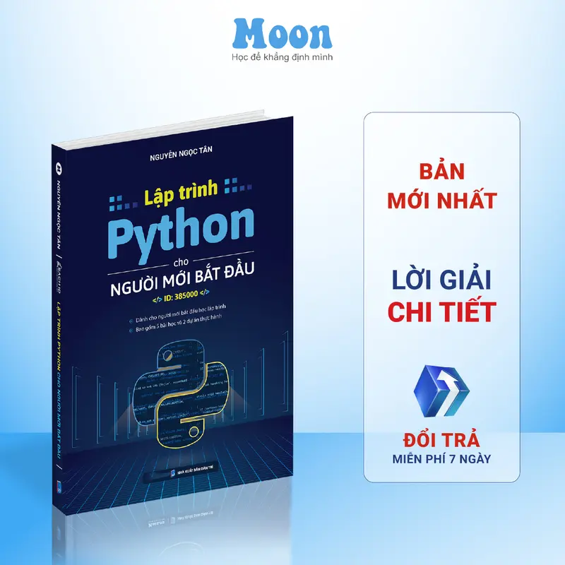Sách Lập Trình Python Cơ Bản Cho Người Mới Bắt Đầu - MoonBook 1