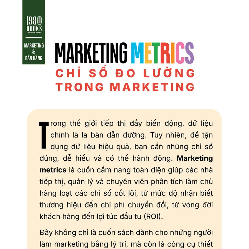 Sách Marketing Metrics – Chỉ số đo lường trong Marketing - 1980books -3